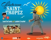 Le gendarme de saint-tropez - ludovic cruchot - figurine 10cm
