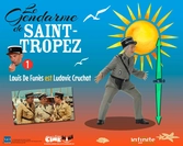 Le gendarme de saint-tropez - ludovic cruchot - figurine 10cm