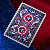 Captain america jeu de cartes à jouer patriotic design