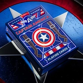 Captain america jeu de cartes à jouer patriotic design