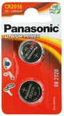 Panasonic - piles lithium coin - cr2016 x 2