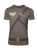 Zelda - t-shirt link's shirt with printed straps (xl)