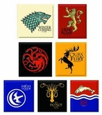 GAME OF THRONES - Magnets Set - House Sigil
