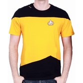 STAR TREK - T-Shirt NEXT GENERATION Yellow Uniform (M)