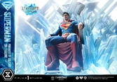 Dc comics statuette 1/4 throne legacy collection superman fortress of solitude on throne (design by gabriele dell'otto) ultimate