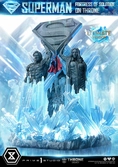Dc comics statuette 1/4 throne legacy collection superman fortress of solitude on throne (design by gabriele dell'otto) ultimate