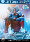 Dc comics statuette 1/4 throne legacy collection superman fortress of solitude on throne (design by gabriele dell'otto) ultimate