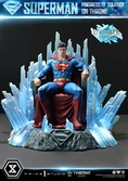 Dc comics statuette 1/4 throne legacy collection superman fortress of solitude on throne (design by gabriele dell'otto) ultimate