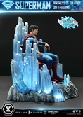 Dc comics statuette 1/4 throne legacy collection superman fortress of solitude on throne (design by gabriele dell'otto) ultimate