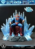Dc comics statuette 1/4 throne legacy collection superman fortress of solitude on throne (design by gabriele dell'otto) ultimate