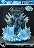 Dc comics statuette 1/4 throne legacy collection superman fortress of solitude on throne (design by gabriele dell'otto) ultimate