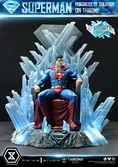 Dc comics statuette 1/4 throne legacy collection superman fortress of solitude on throne (design by gabriele dell'otto) ultimate