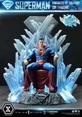 Dc comics statuette 1/4 throne legacy collection superman fortress of solitude on throne (design by gabriele dell'otto) ultimate