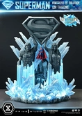 Dc comics statuette 1/4 throne legacy collection superman fortress of solitude on throne (design by gabriele dell'otto) ultimate