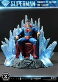 Dc comics statuette 1/4 throne legacy collection superman fortress of solitude on throne (design by gabriele dell'otto) ultimate