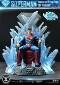 Dc comics statuette 1/4 throne legacy collection superman fortress of solitude on throne (design by gabriele dell'otto) ultimate