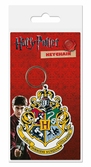 Harry potter - porte-clés caoutchouc - hogwart's crest