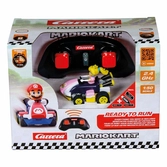 Super mario kart voiture télécommandée rc 1/50 2,4ghz mini peach