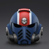 Warhammer 40,000: space marine 2 replique ultramarines lieutenant titus casque 30 cm