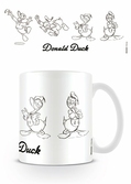 Disney - mug - 300 ml - donald duck sketch