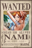 ONE PIECE - Poster 68X98 - Wanted Nami