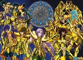 Saint seiya - poster 68x98 - chevaliers d'or