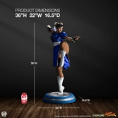 Street fighter statuette 1/2 chun-li classic edition 91 cm