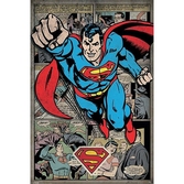 SUPERMAN - Poster 61X91 - Comic Montage