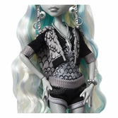 Monster high poupée reel drama lagoona blue en noir et blanc