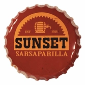 Fallout - sunset sarsaparilla bottle cap - tin sign