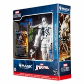Marvel legends magic: the gathering figurine agent anti-venom (avec carte premium exclusive) 15 cm