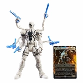 Marvel legends magic: the gathering figurine agent anti-venom (avec carte premium exclusive) 15 cm
