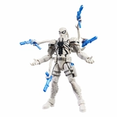 Marvel legends magic: the gathering figurine agent anti-venom (avec carte premium exclusive) 15 cm