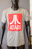 T-Shirt Atari : Logo rouge/gris - M