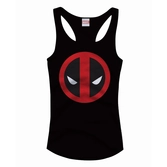 DEADPOOL - MARVEL T-Shirt Tank Top LOGO - GIRL (L)