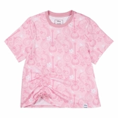 Disney by loungefly tee t-shirt unisexe hannah montana shirred hem (xxl)