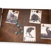 Écran maitre de jeu jdr en bois et métal