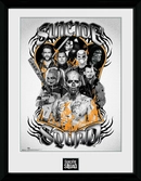 SUICIDE SQUAD - Collector Print 30X40 - Group Orange Flame