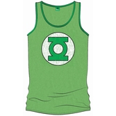 GREEN LANTERN - T-Shirt Logo Grunge - GIRLS Green (L)