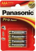 PANASONIC - Piles Alcaline Pro Power AAA-LR03 X 4