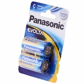 Panasonic - piles alcaline evolta c-lr14 x 2