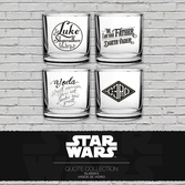 STAR WARS - Set 4 Scotch Glass - Famous Quotes Collection