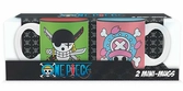 ONE PIECE - Set 2 Mini-Mugs - Zoro & Chopper