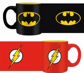 Dc comics - set 2 mini-mugs - batman & flash