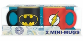 Dc comics - set 2 mini-mugs - batman & flash