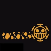 One piece - t-shirt basic homme trafalgar new world (m)