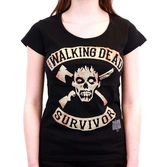 THE WALKING DEAD - T-Shirt Survivor - GIRL (M)