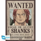 One piece - wanted shanks & barbe noire - set de 2 posters '52x38'
