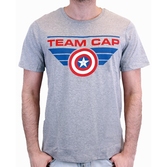 CIVIL WAR - T-Shirt TEAM CAP - Grey (L)