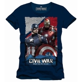 CIVIL WAR - T-Shirt Whose Side Are You On - Navy (XL)